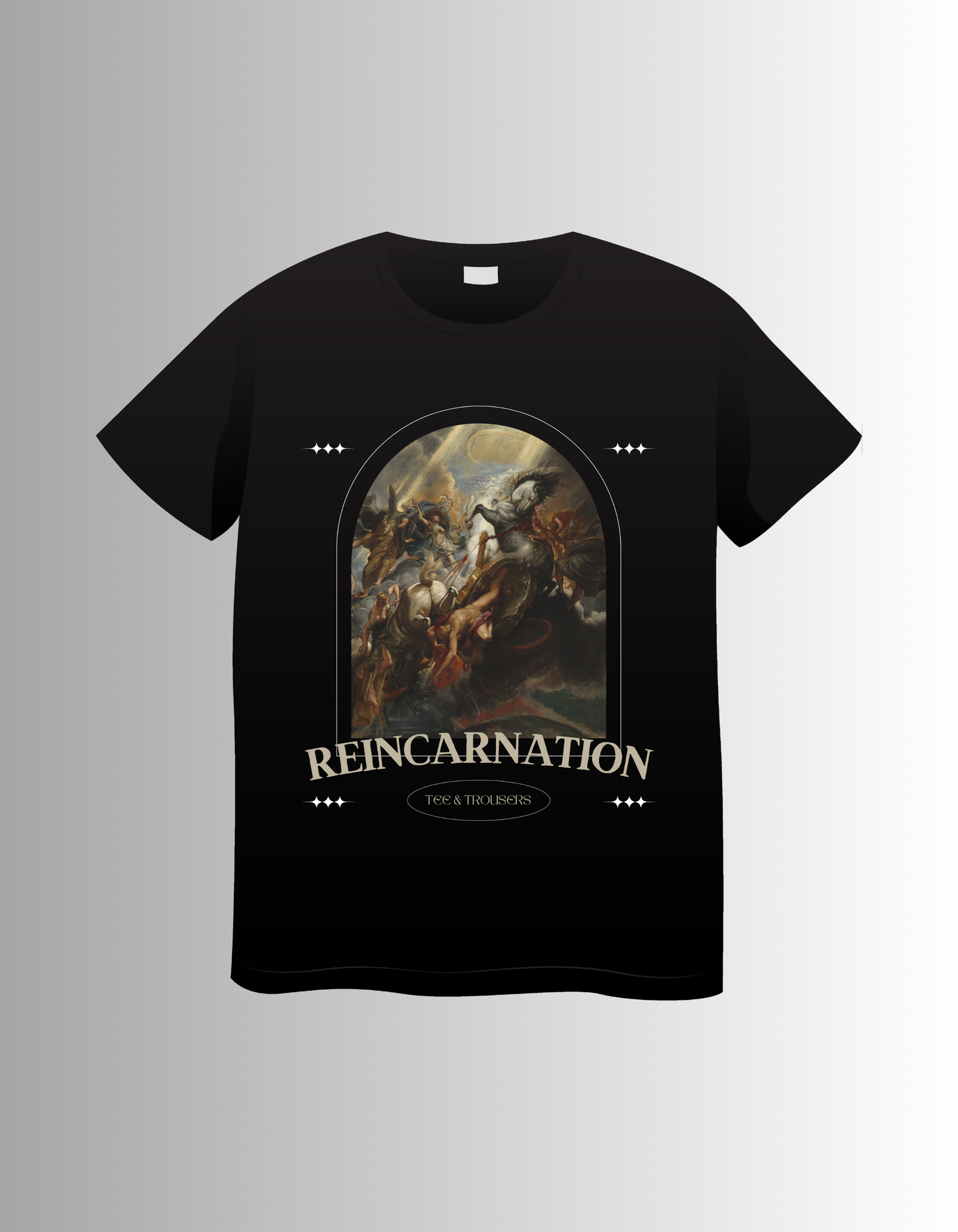 Reimagine the Eternal Cycle with the "Reincarnation" Graphic Tee